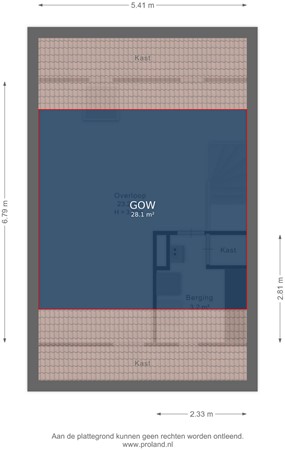 Floorplan - Van Durenstraat 3, 7415 BE Deventer